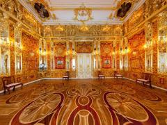 Янтарная комната или янтарный кабинет в Екатерининском дворце